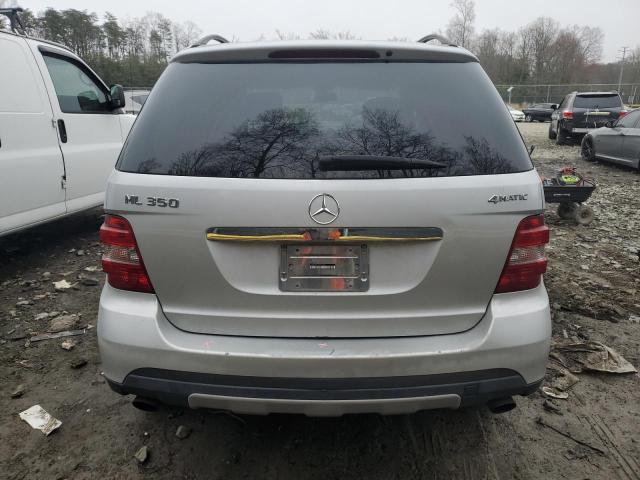 4JGBB86E16A017067 - 2006 MERCEDES-BENZ ML 350 SILVER photo 6