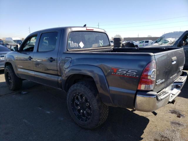 5TFJU4GN5FX081059 - 2015 TOYOTA TACOMA DOUBLE CAB PRERUNNER GRAY photo 2