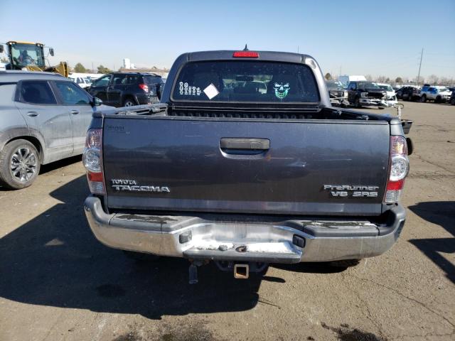 5TFJU4GN5FX081059 - 2015 TOYOTA TACOMA DOUBLE CAB PRERUNNER GRAY photo 6