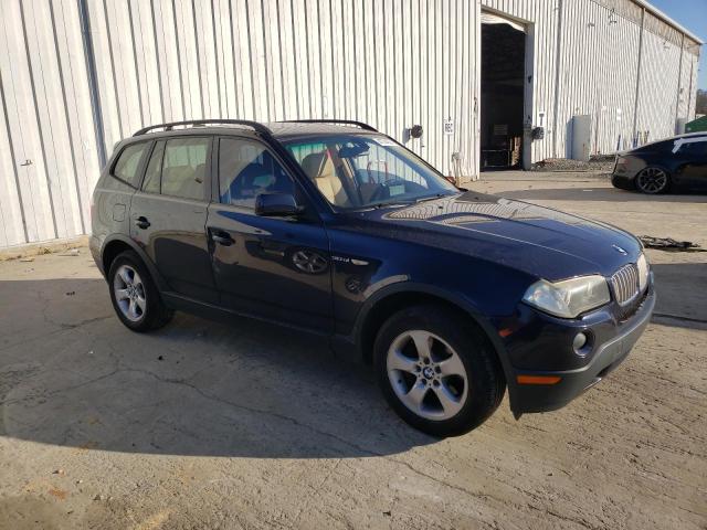 WBXPC93438WJ22470 - 2008 BMW X3 3.0SI BLUE photo 4