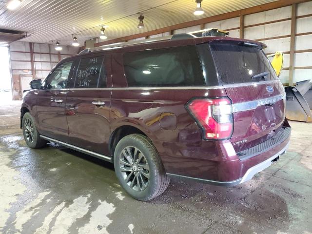 1FMJK1KTXMEA19719 - 2021 FORD EXPEDITION MAX LIMITED BURGUNDY photo 2