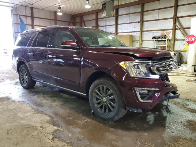 1FMJK1KTXMEA19719 - 2021 FORD EXPEDITION MAX LIMITED BURGUNDY photo 4