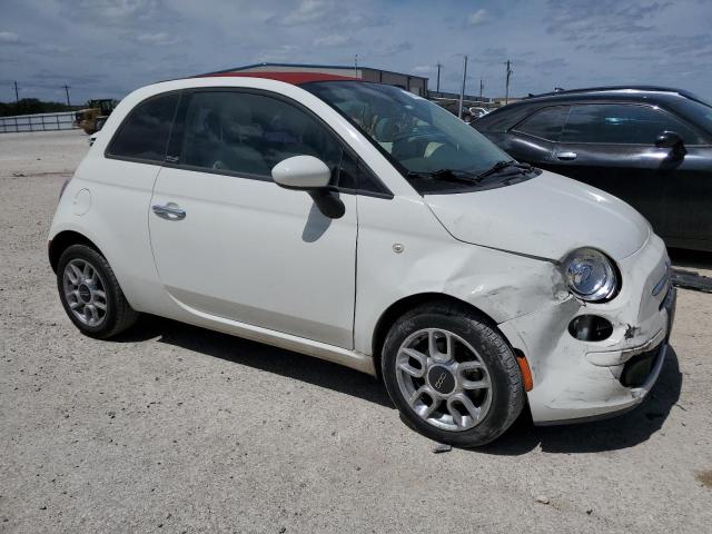 3C3CFFDR2CT237723 - 2012 FIAT 500 POP WHITE photo 4