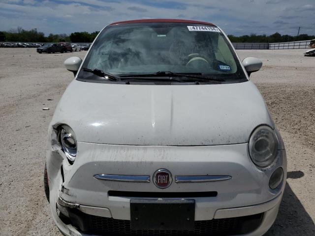 3C3CFFDR2CT237723 - 2012 FIAT 500 POP WHITE photo 5