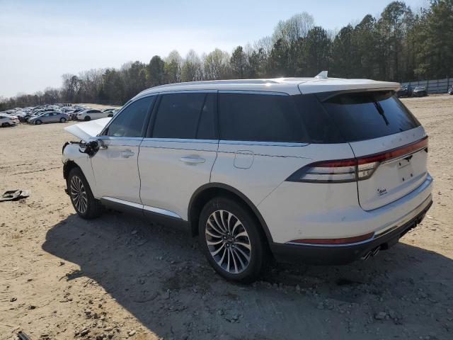 5LM5J7XC6NGL14609 - 2022 LINCOLN AVIATOR RESERVE WHITE photo 2