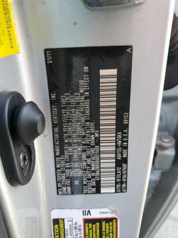 4T3BA3BBXBU021409 - 2011 TOYOTA VENZA SILVER photo 13