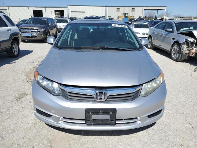 19XFB2F87CE019251 - 2012 HONDA CIVIC EX SILVER photo 5