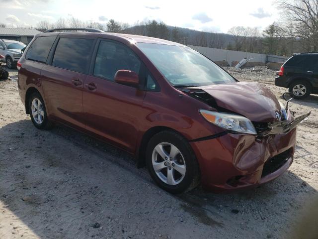 5TDKK3DC1ES426194 - 2014 TOYOTA SIENNA LE BURGUNDY photo 4