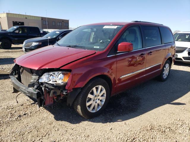 2C4RC1BG6DR650753 - 2013 CHRYSLER TOWN & COU TOURING Tünd qırmızı foto 1