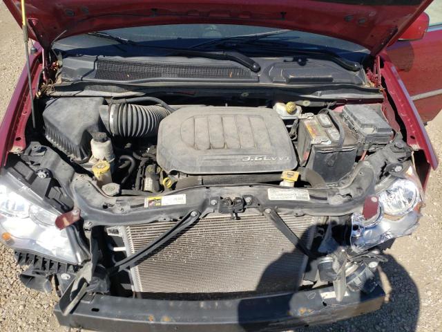 2C4RC1BG6DR650753 - 2013 CHRYSLER TOWN & COU TOURING Tünd qırmızı foto 12