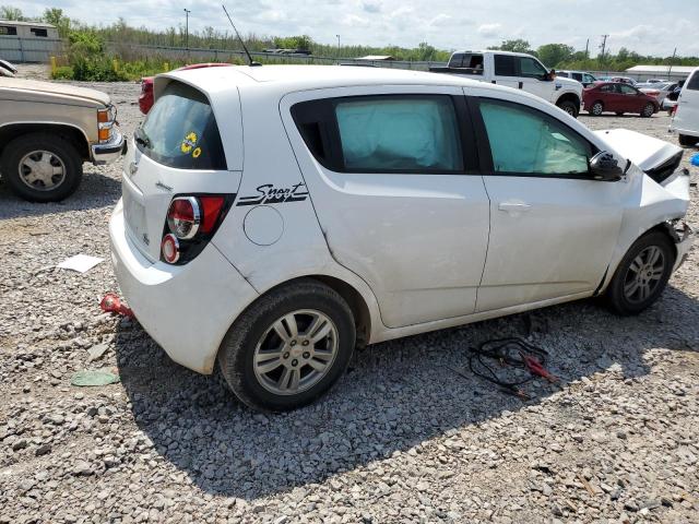 1G1JA6SH9C4141615 - 2012 CHEVROLET SONIC LS WHITE photo 3