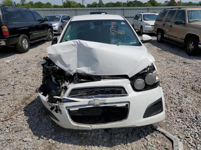 1G1JA6SH9C4141615 - 2012 CHEVROLET SONIC LS WHITE photo 5