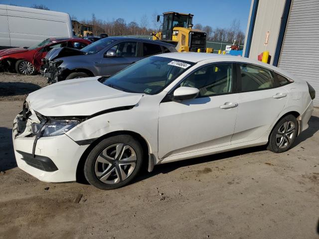 2HGFC2F59JH540980 - 2018 HONDA CIVIC LX WHITE photo 1