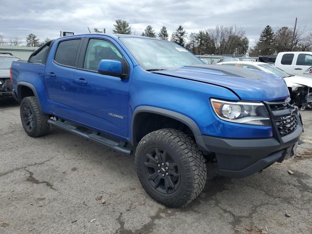 1GCGTEEN5L1176189 - 2020 CHEVROLET COLORADO ZR2 BLUE photo 4