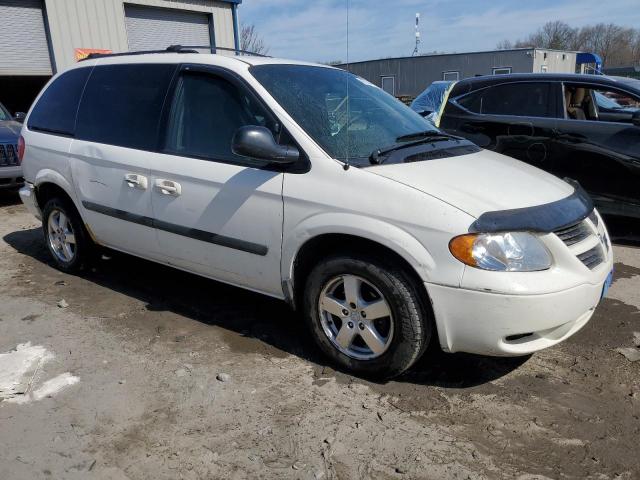 1D4GP45R85B306869 - 2005 DODGE CARAVAN SXT WHITE photo 4