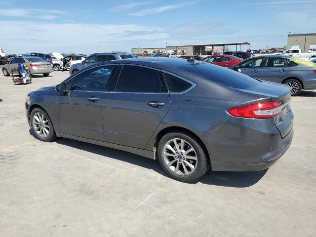 3FA6P0HD1HR167823 - 2017 FORD FUSION SE GRAY photo 2