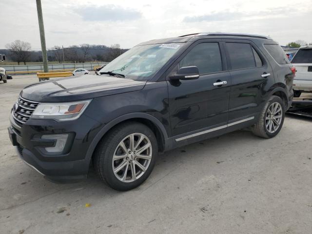 1FM5K7F88HGA53940 - 2017 FORD EXPLORER LIMITED BLACK photo 1