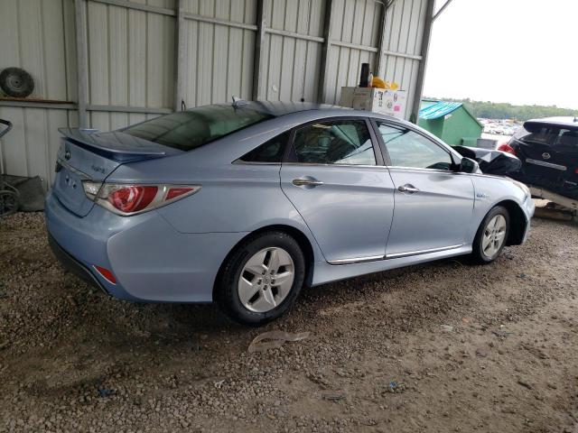 KMHEC4A47BA005808 - 2011 HYUNDAI SONATA HYBRID BLUE photo 3