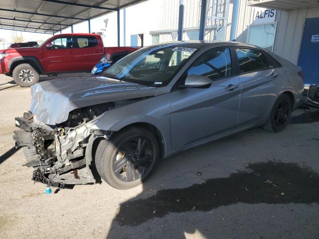 5NPLM4AGXMH048859 - 2021 HYUNDAI ELANTRA SEL SILVER photo 1