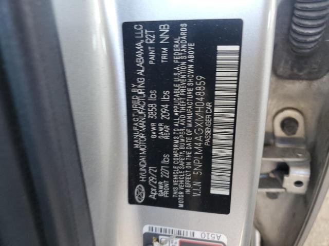 5NPLM4AGXMH048859 - 2021 HYUNDAI ELANTRA SEL SILVER photo 13