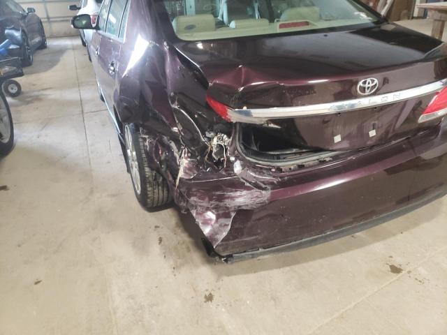 4T1BK3DB8BU440393 - 2011 TOYOTA AVALON BASE PURPLE photo 9