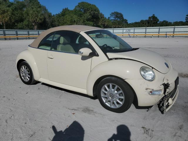 3VWCM31Y45M368349 - 2005 VOLKSWAGEN NEW BEETLE GLS CREAM photo 4