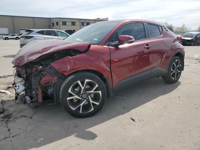 JTNKHMBX0K1047878 - 2019 TOYOTA C-HR XLE BURGUNDY photo 1