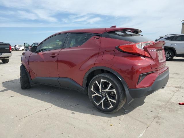 JTNKHMBX0K1047878 - 2019 TOYOTA C-HR XLE BURGUNDY photo 2