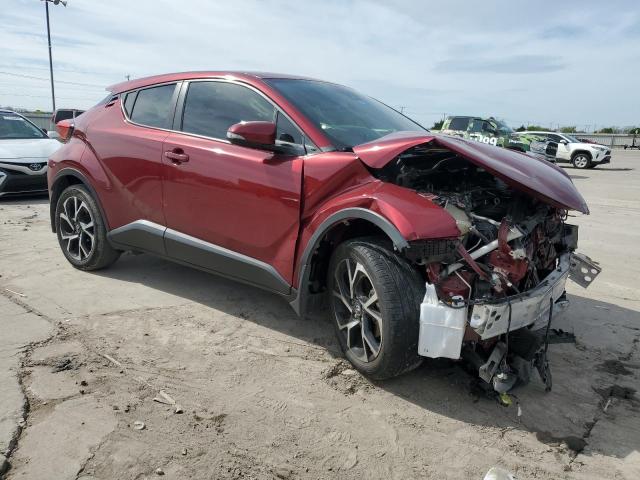 JTNKHMBX0K1047878 - 2019 TOYOTA C-HR XLE BURGUNDY photo 4