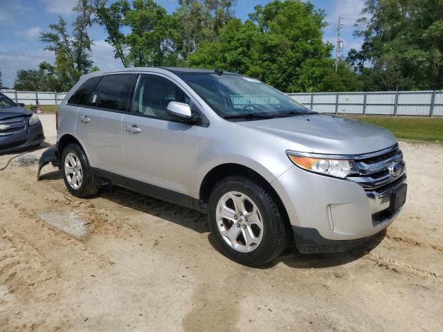 2FMDK4JC5EBB27128 - 2014 FORD EDGE SEL SILVER photo 4