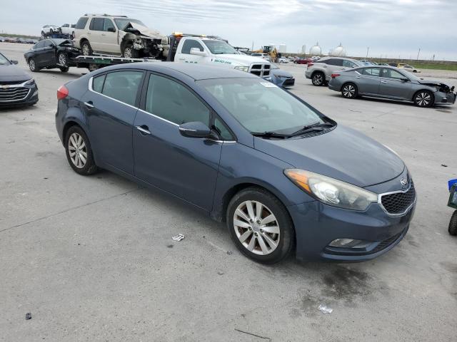 KNAFX4A8XF5281363 - 2015 KIA FORTE EX BLUE photo 4