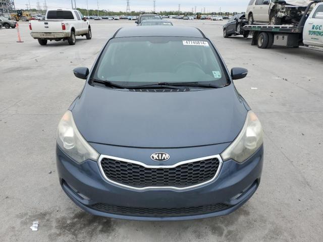 KNAFX4A8XF5281363 - 2015 KIA FORTE EX BLUE photo 5