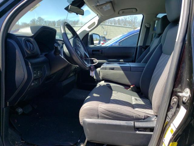 5TFRM5F10JX128868 - 2018 TOYOTA TUNDRA DOUBLE CAB SR/SR5 BLACK photo 7