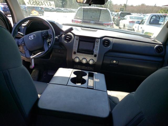 5TFRM5F10JX128868 - 2018 TOYOTA TUNDRA DOUBLE CAB SR/SR5 BLACK photo 8