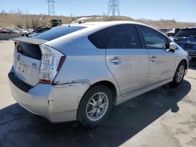 JTDKN3DU6A0011465 - 2010 TOYOTA PRIUS SILVER photo 3