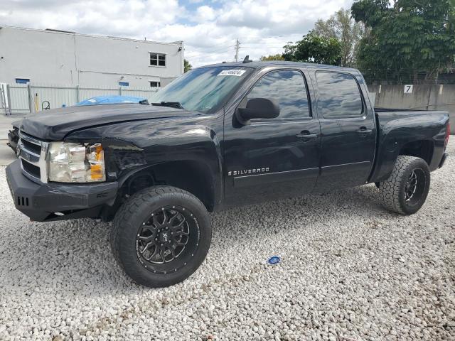 2GCEC13J871507962 - 2007 CHEVROLET SILVERADO C1500 CREW CAB BLACK photo 1