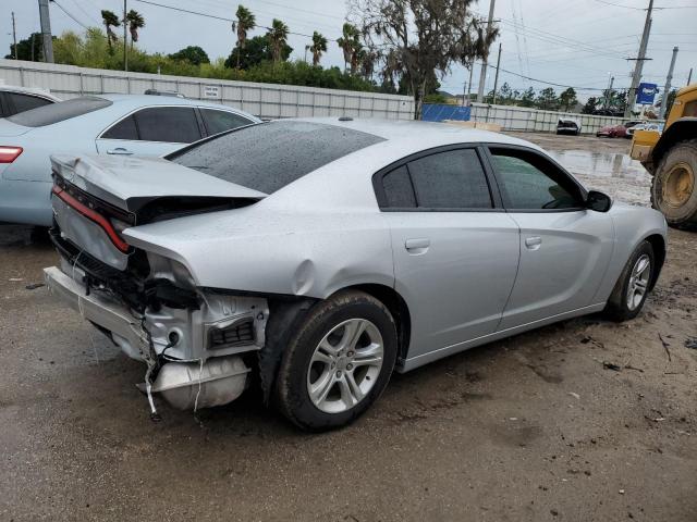 2C3CDXBG2LH189209 - 2020 DODGE CHARGER SXT SILVER photo 3