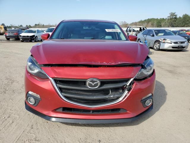 JM1BM1M39E1102793 - 2014 MAZDA 3 GRAND TOURING RED photo 5