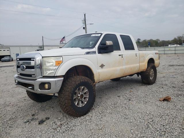 1FT7W2BT7BEB71656 - 2011 FORD F250 SUPER DUTY WHITE photo 1