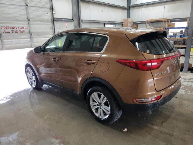 KNDPMCAC0K7611363 - 2019 KIA SPORTAGE LX BROWN photo 2