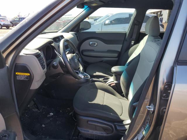 KNDJN2A22E7097038 - 2014 KIA SOUL GRAY photo 7