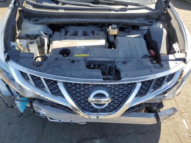 JN8AZ1MW3CW206479 - 2012 NISSAN MURANO S WHITE photo 11