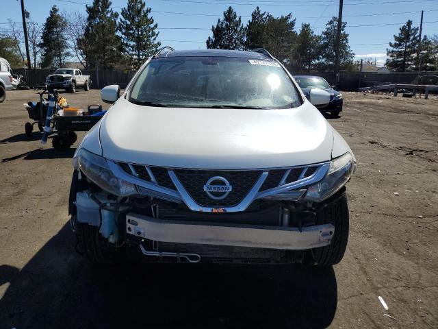 JN8AZ1MW3CW206479 - 2012 NISSAN MURANO S WHITE photo 5