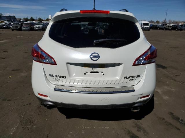 JN8AZ1MW3CW206479 - 2012 NISSAN MURANO S WHITE photo 6