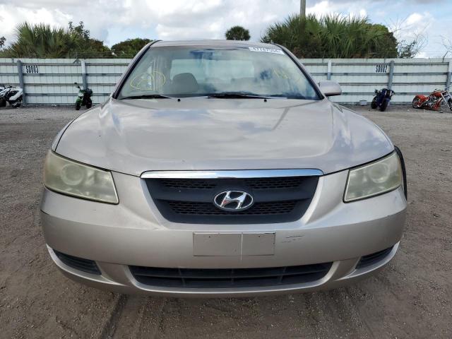 5NPET46C07H255041 - 2007 HYUNDAI SONATA GLS BEIGE photo 5