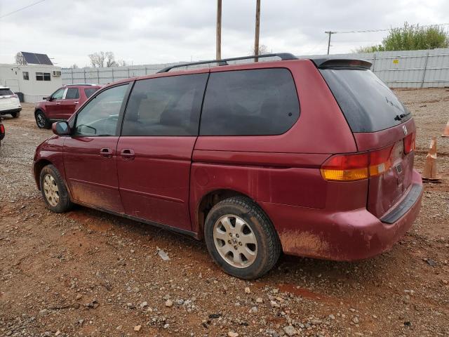 2HKRL18632H508613 - 2002 HONDA ODYSSEY EX MAROON photo 2