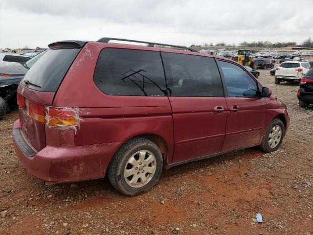 2HKRL18632H508613 - 2002 HONDA ODYSSEY EX MAROON photo 3