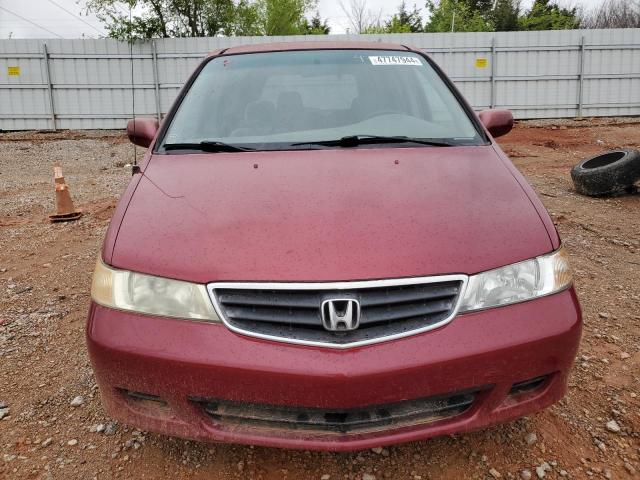 2HKRL18632H508613 - 2002 HONDA ODYSSEY EX MAROON photo 5