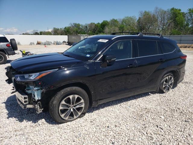 5TDGZRAH0LS501808 - 2020 TOYOTA HIGHLANDER XLE BLACK photo 1