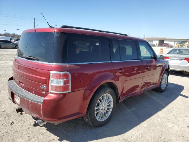 2FMHK6C8XEBD13432 - 2014 FORD FLEX SEL BURGUNDY photo 3